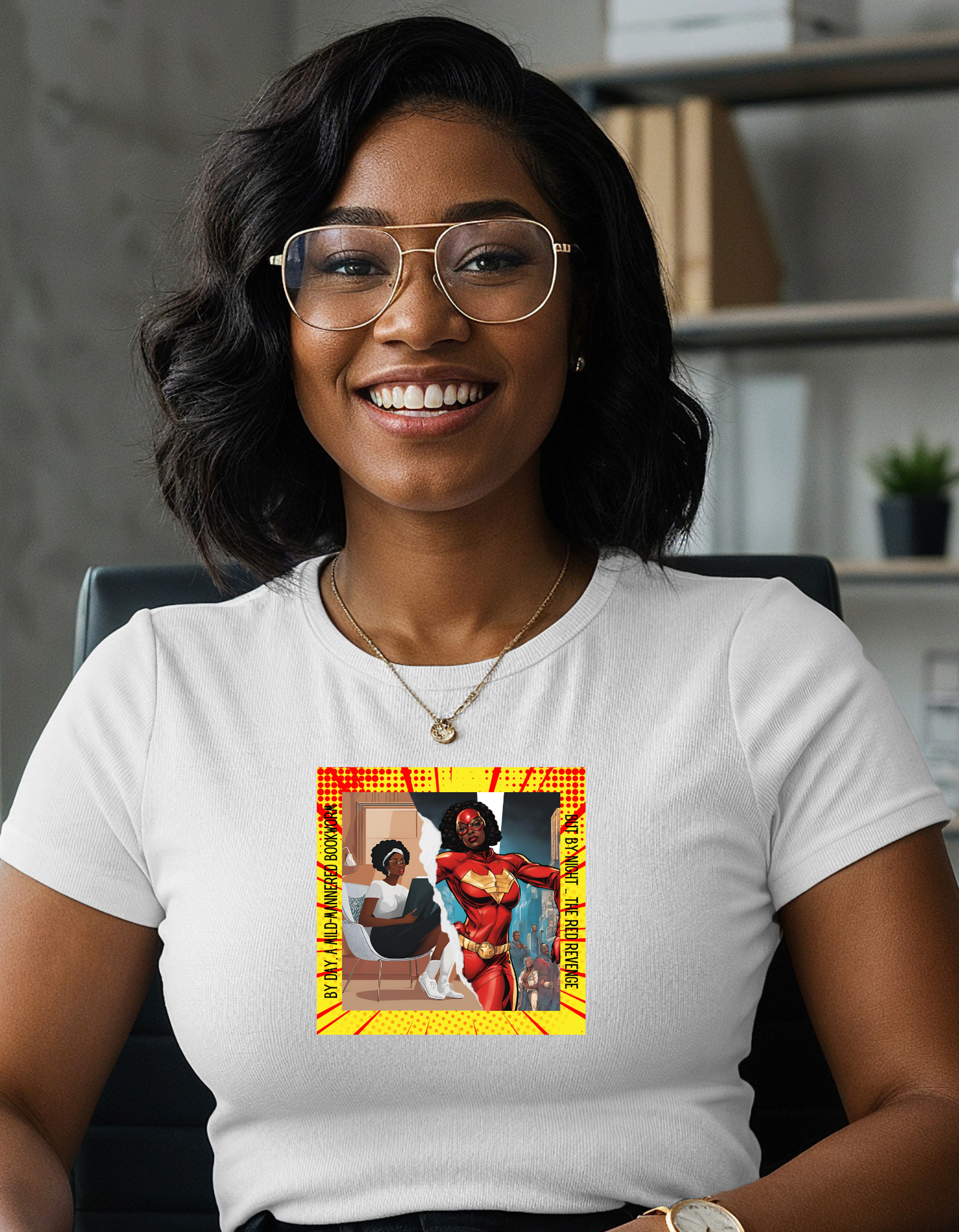 Superhero Day and Night Unisex Tee