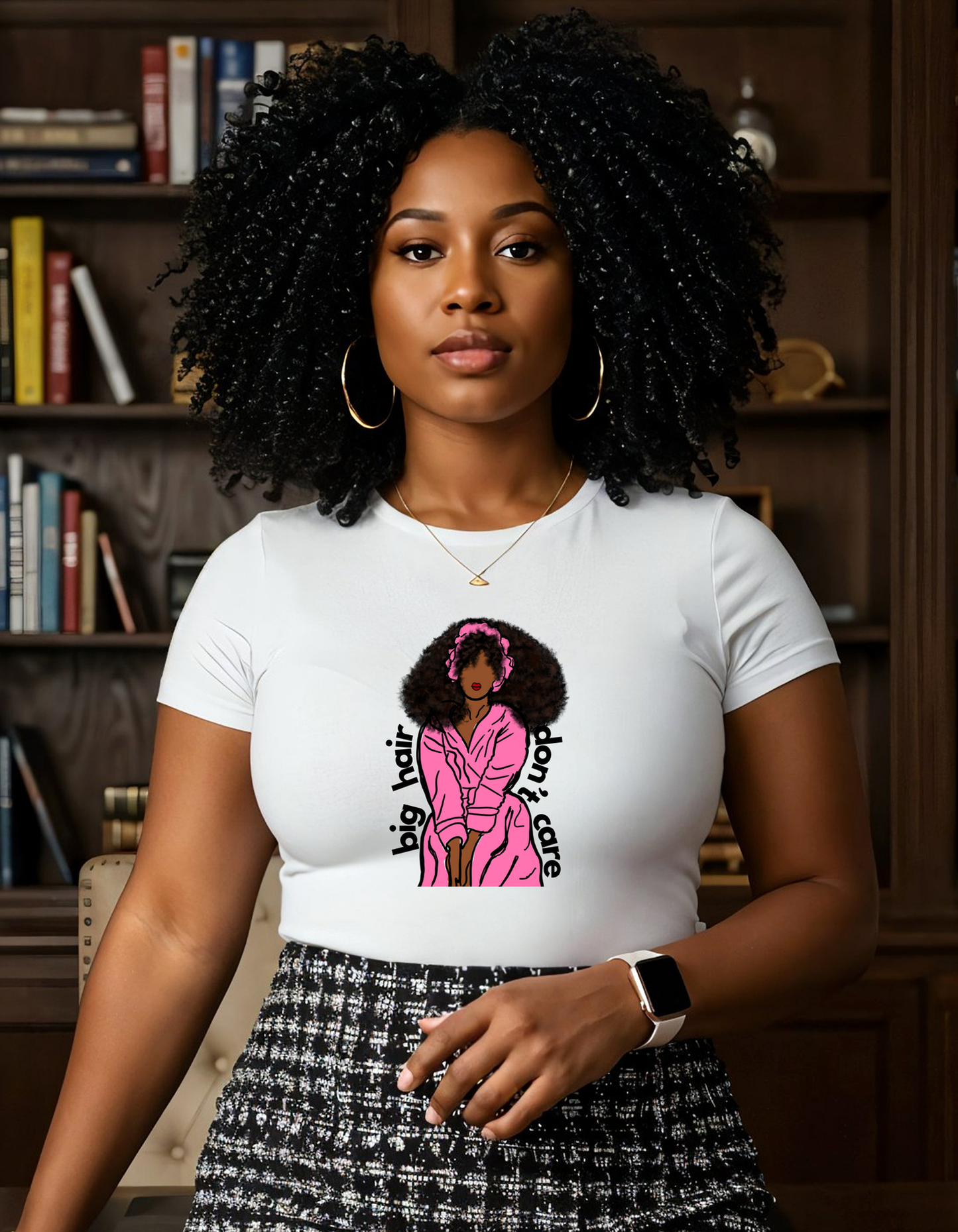 Big Hair, Don't Care Tee