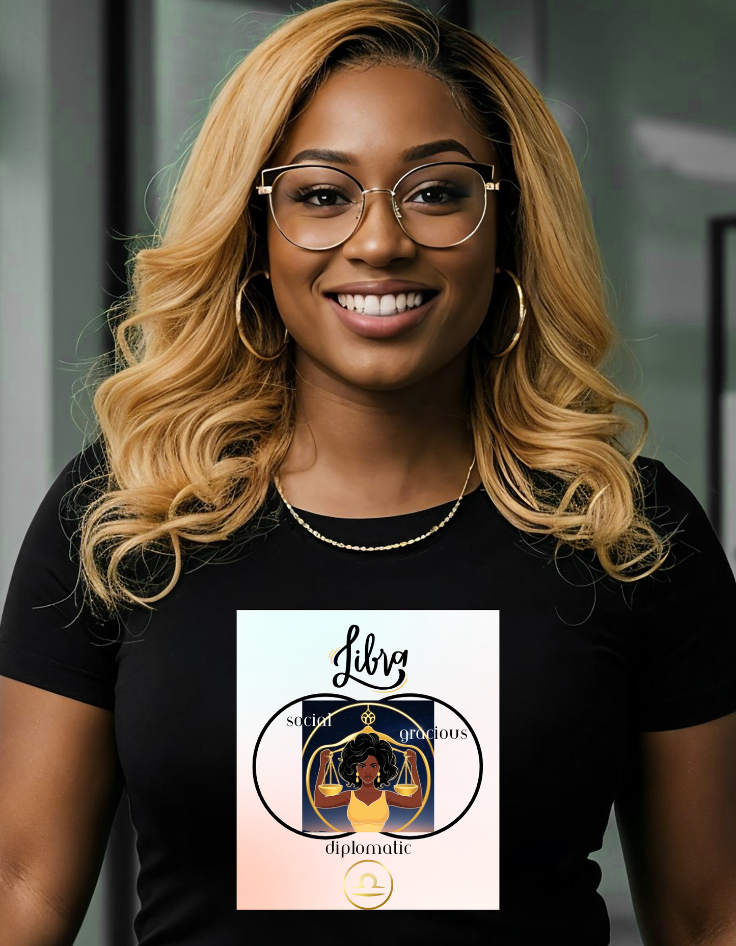 Libra Zodiac Graphic Unisex Tee