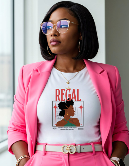 T-Shirt - Regal Black Woman Definition Tee