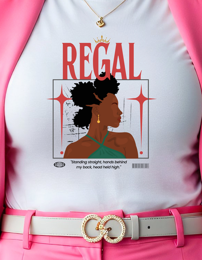 T-Shirt - Regal Black Woman Definition Tee