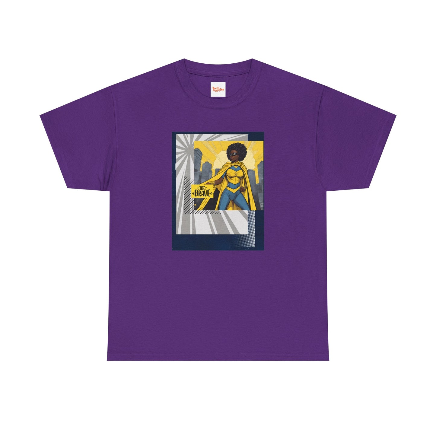 Brave Black Female Superhero Tee