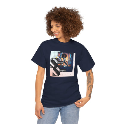 Silver Slayer Black Woman Superhero T-Shirt — Silver Costume City Graphic
