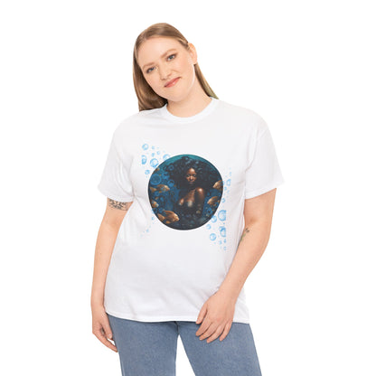 Blue Bubble Mermaid Unisex Tee