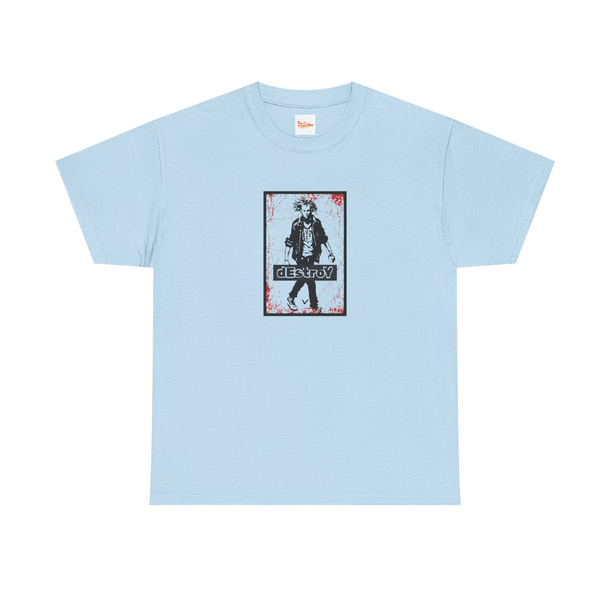 Punk Rock 'Destroy' Tee — Graphic Band-Style T-Shirt