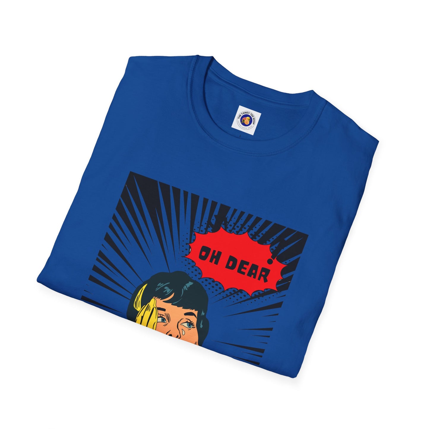 Comic Woman Unisex T-Shirt - 'Oh Dear' Graphic