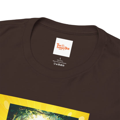 Anime Girl and White Wolf Graphic Tee