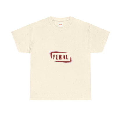 Graffiti Tee - Feral in Spray Paint Design