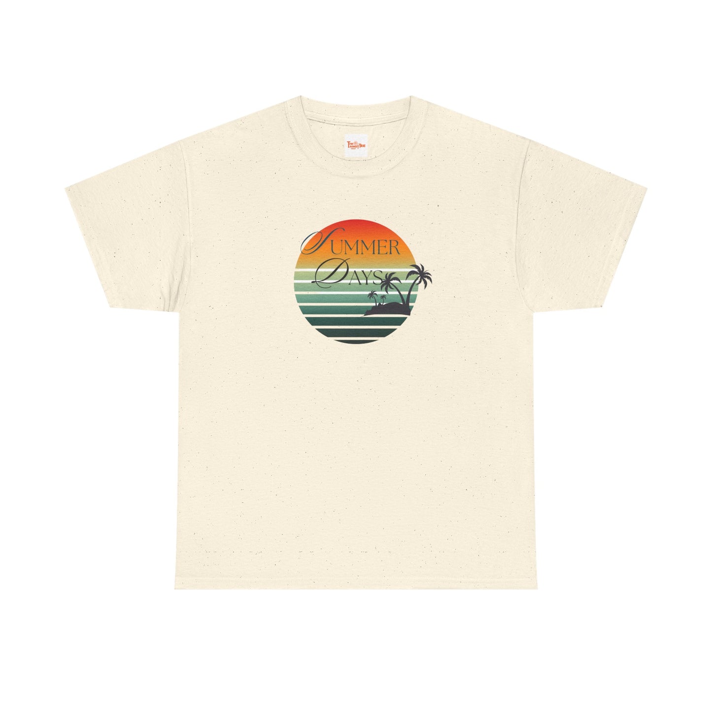 Palm Tree Tee - Summer Days Unisex Heavy Cotton Tee