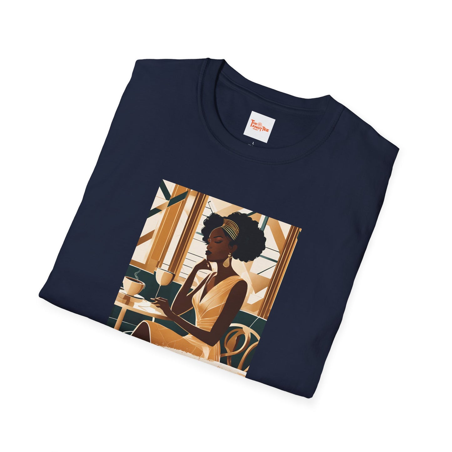 Art Deco Woman Lovely Peacefulness Graphic T-Shirt