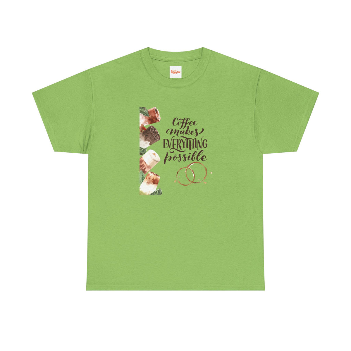 Coffee Makes Everything Possible T-Shirt — Coffee Cup Graphic Tee