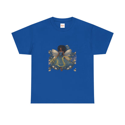 Black Fairy Blue Dress Tee