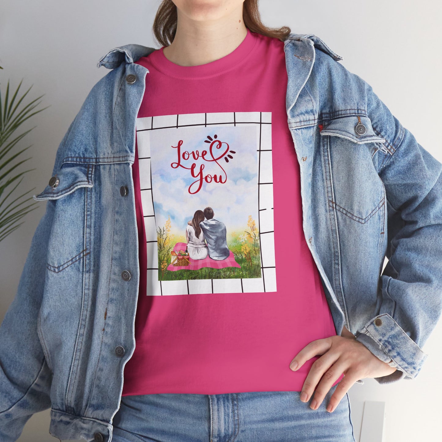 Love You Couple Picnic Tee