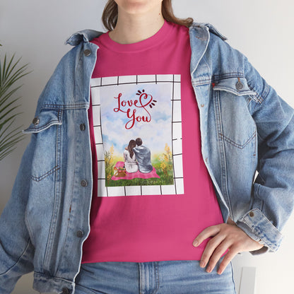 Love You Couple Picnic Tee