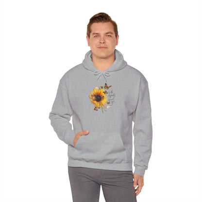 See the Beauty Around You Sunflower & Monarch Hoodie