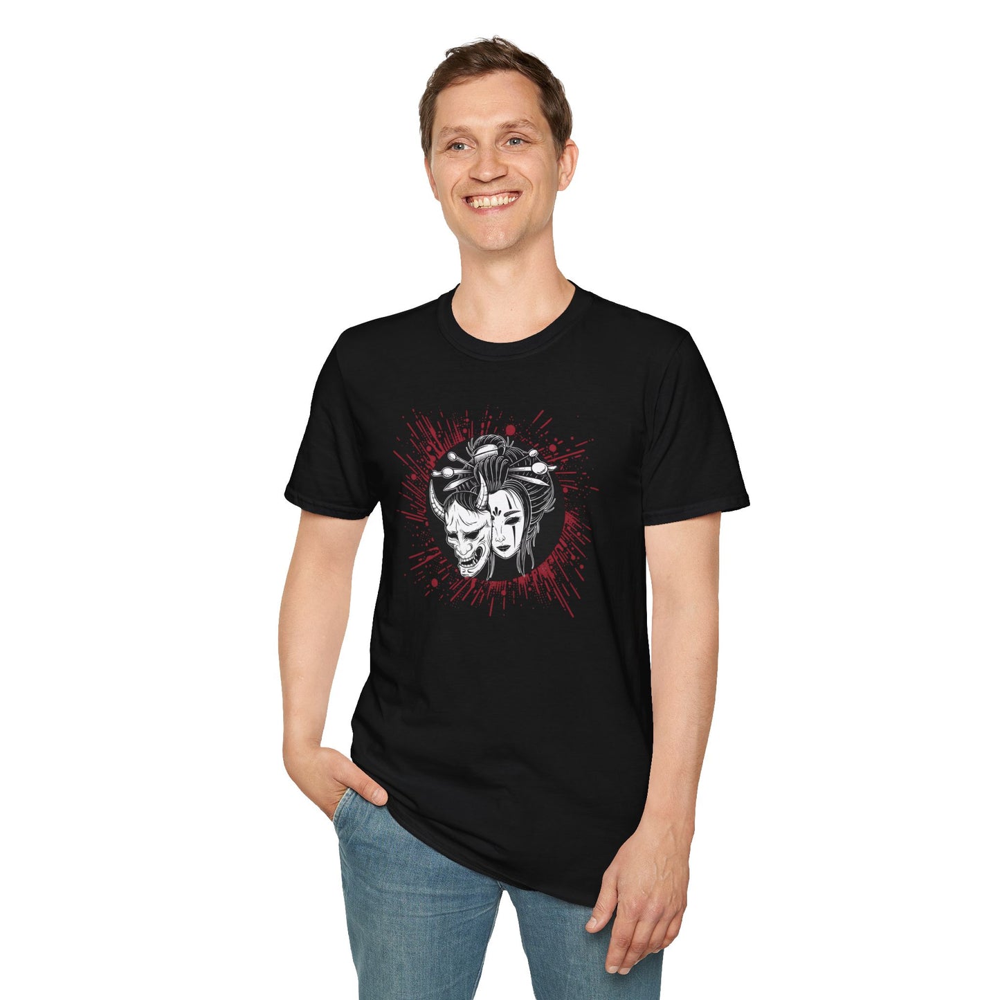 Asian Mask Graphic T-Shirt