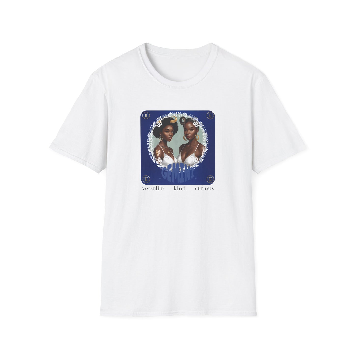 Gemini Zodiac Women's T-Shirt with Graphic Design