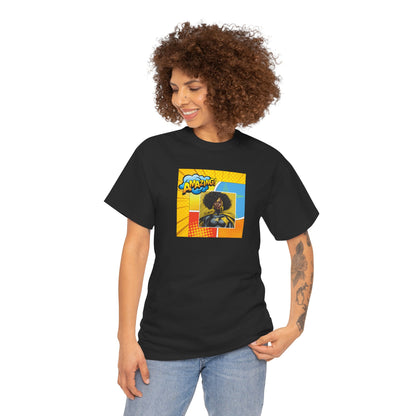 Amazing Black and Yellow Superhero Graphic Tee