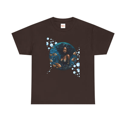 Blue Bubble Mermaid Unisex Tee