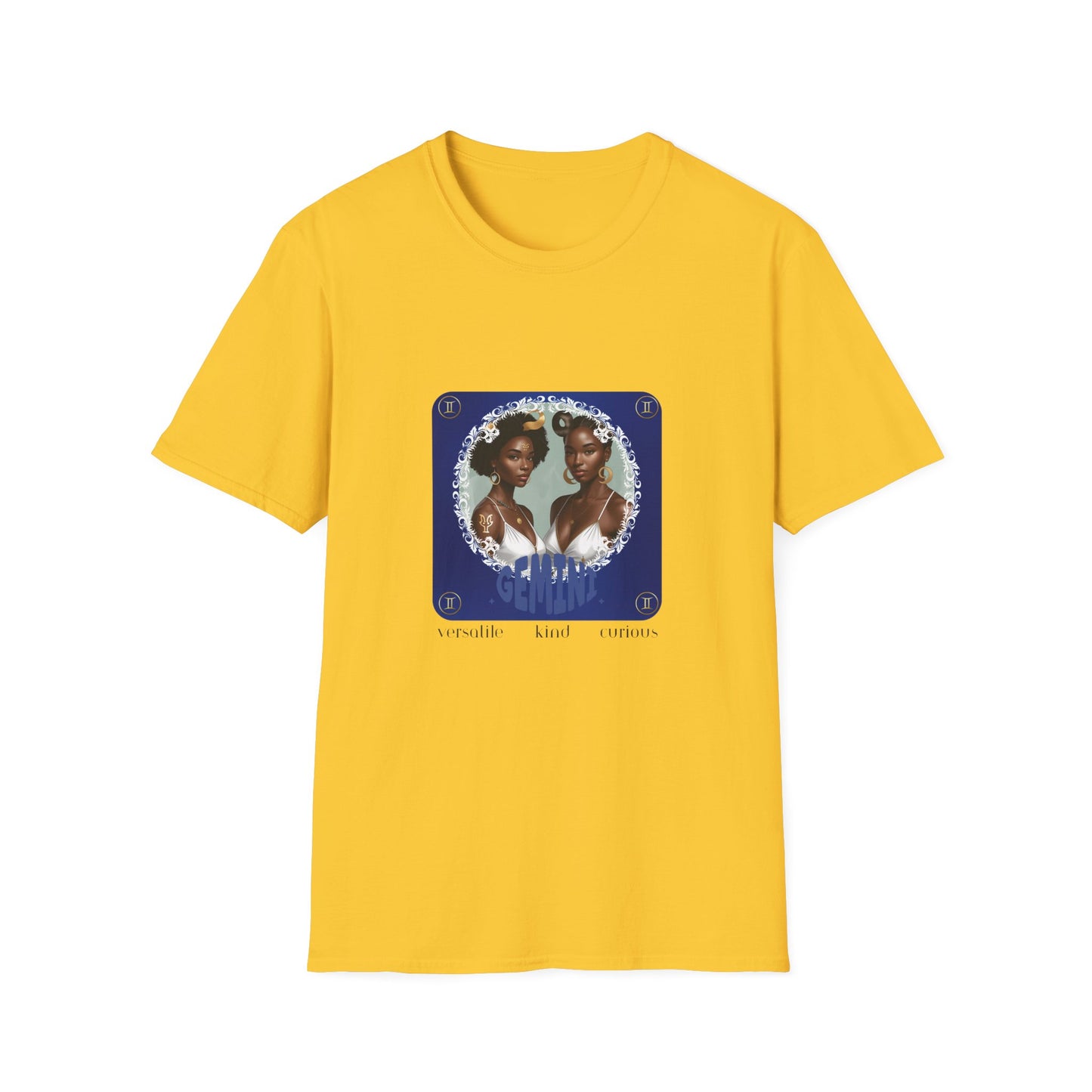 Gemini Zodiac Women's T-Shirt with Graphic Design