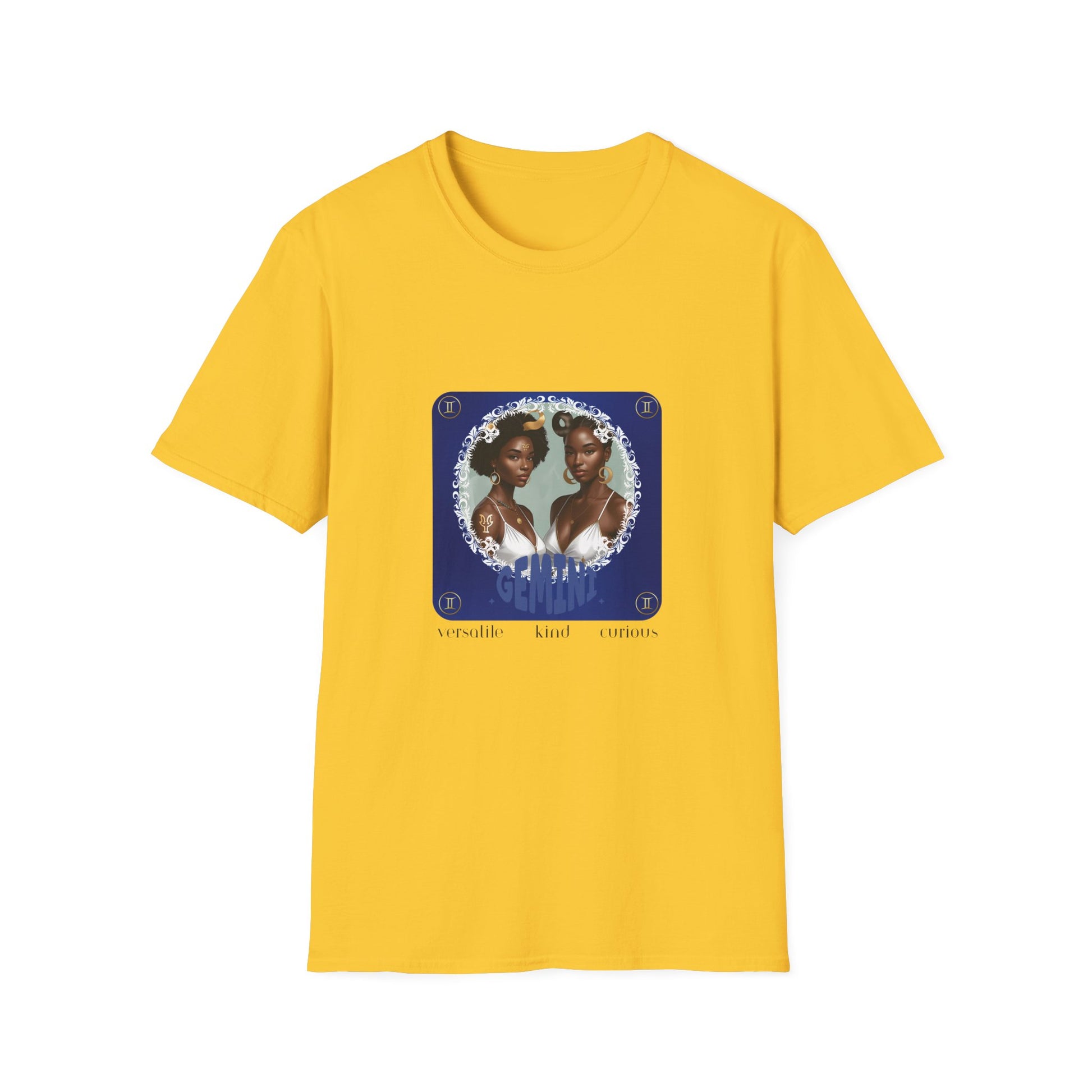 Gemini Zodiac Women's T-Shirt with Graphic Design