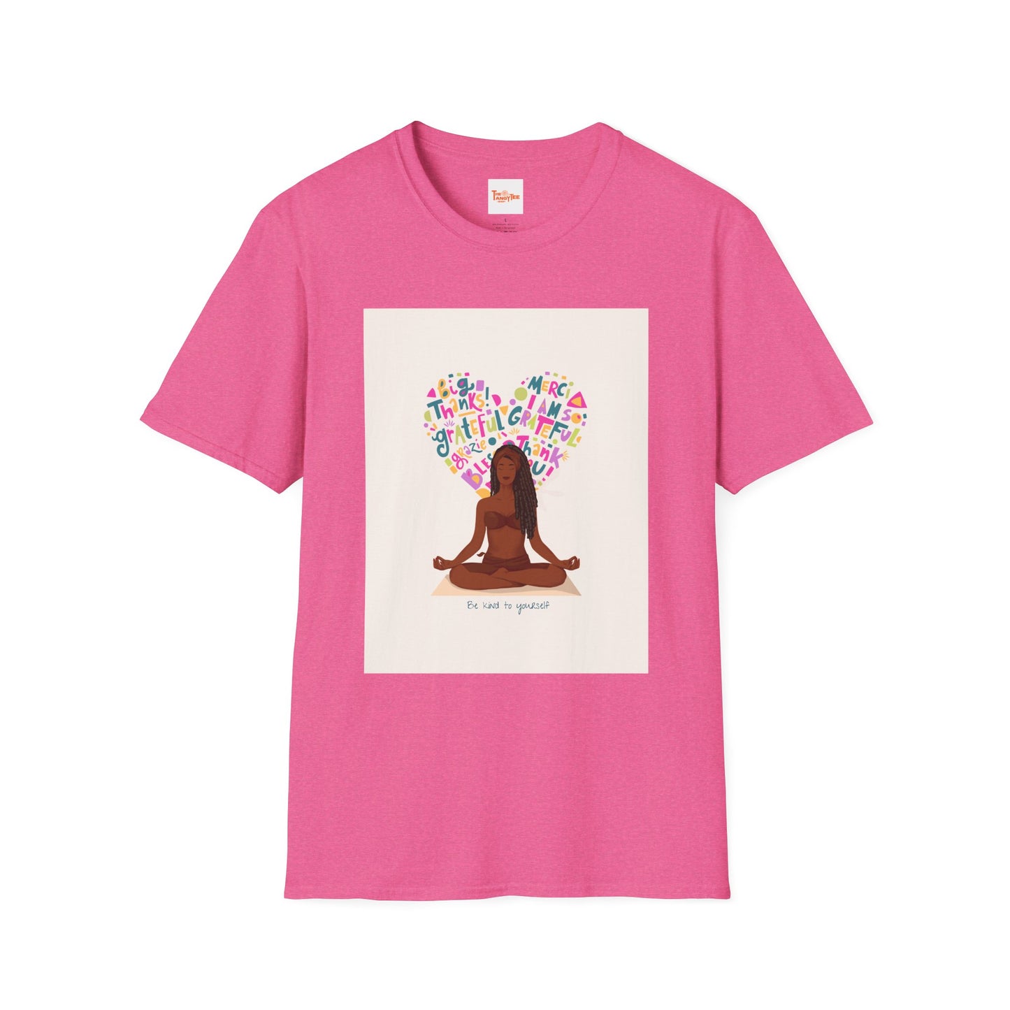 Yoga Woman Graphic Unisex T-Shirt - Be Kind to Yourself