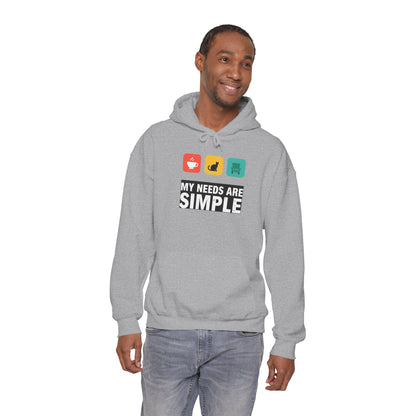 My Needs Are Simple Cat Coffee Chair Hoodie