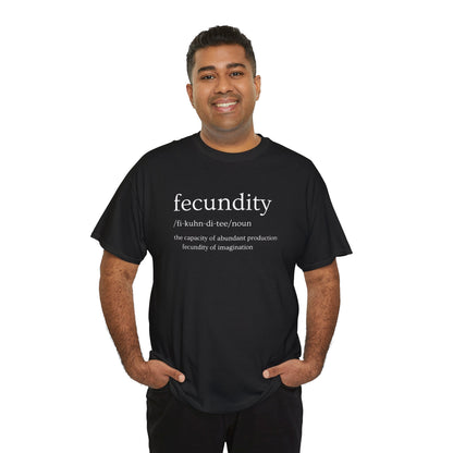 Fecundity Definition T-Shirt — Botanical Growth Graphic Tee