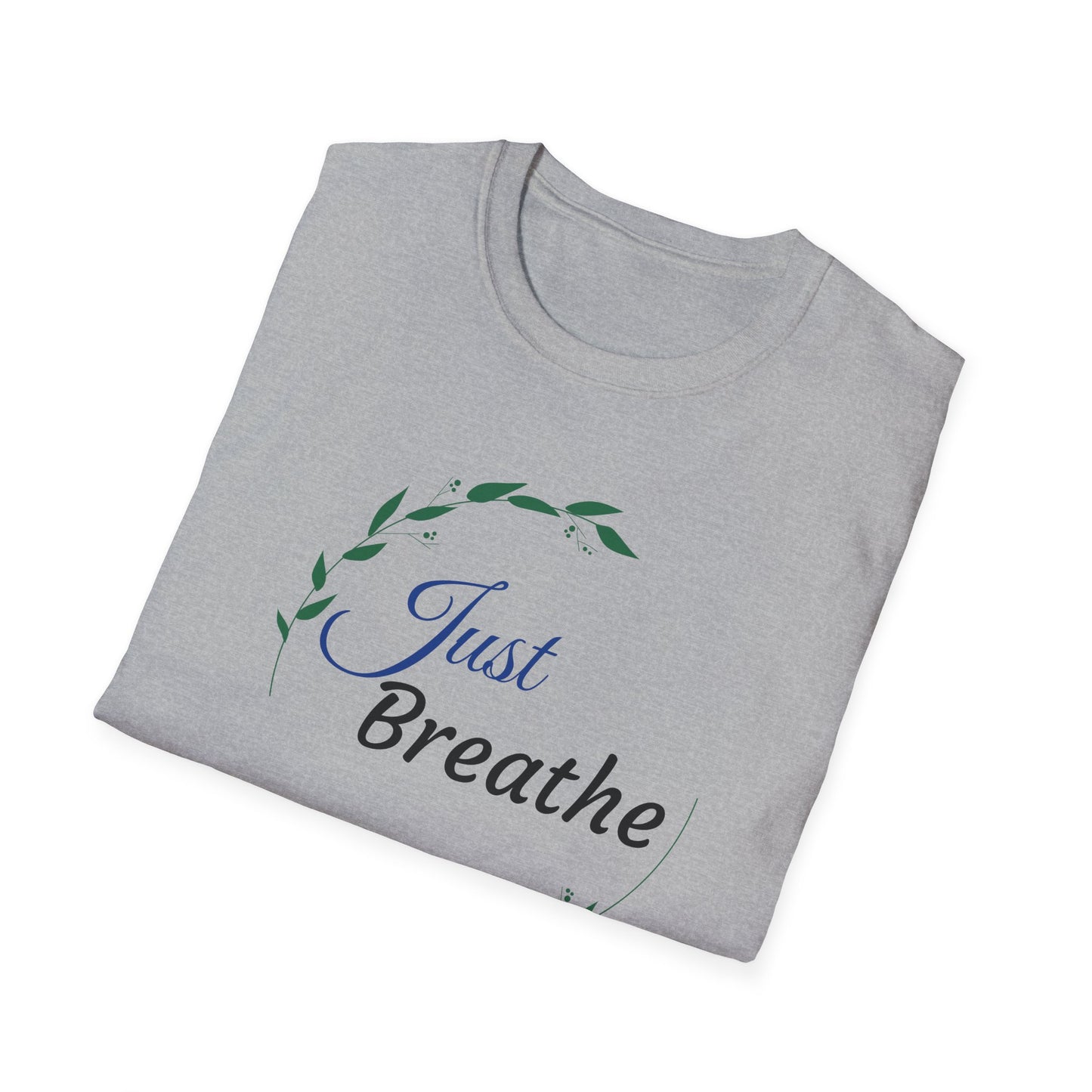 Floral Frame Unisex T-Shirt - Just Breathe Design