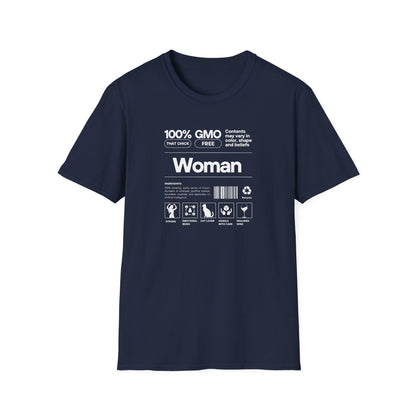 Unisex Softstyle T-Shirt with Product Label Design for Woman