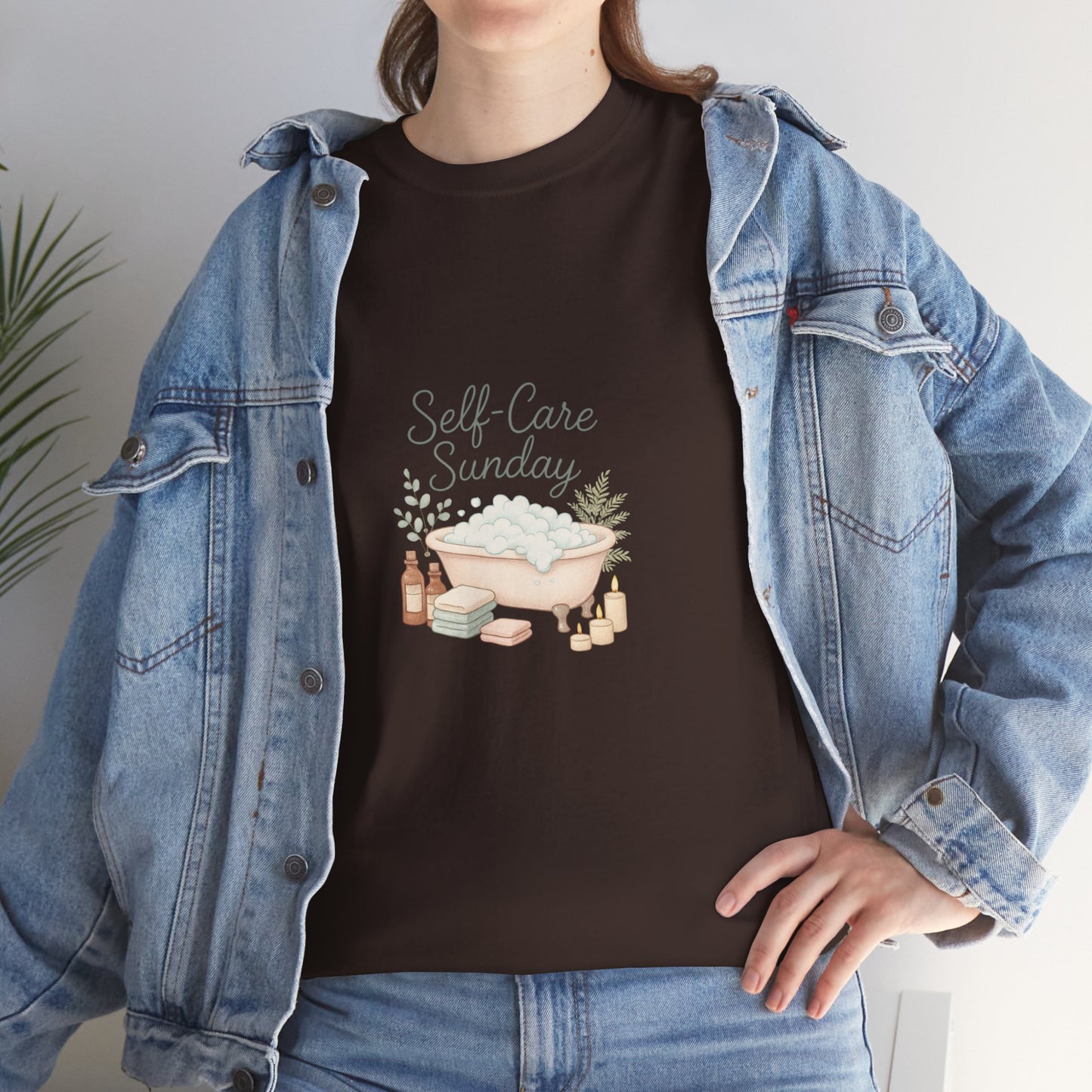 Self-Care Sunday Unisex Cotton Tee