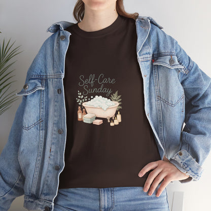 Self-Care Sunday Unisex Cotton Tee
