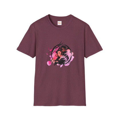 Pastel Geisha Graphic T-Shirt