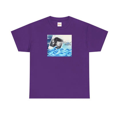 Mermaid Dreams Black Mermaid Graphic T-Shirt