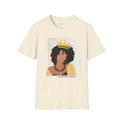 Crown Queen T-Shirt, Afro Art, Black Woman T-Shirt