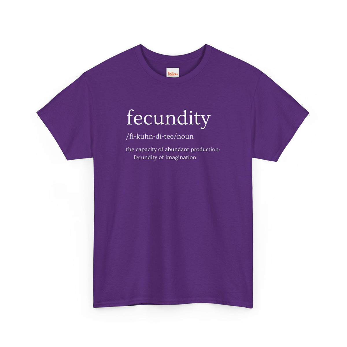Fecundity Definition T-Shirt — Botanical Growth Graphic Tee
