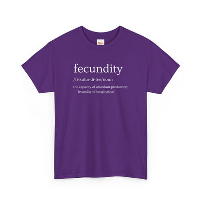 Fecundity Definition T-Shirt — Botanical Growth Graphic Tee