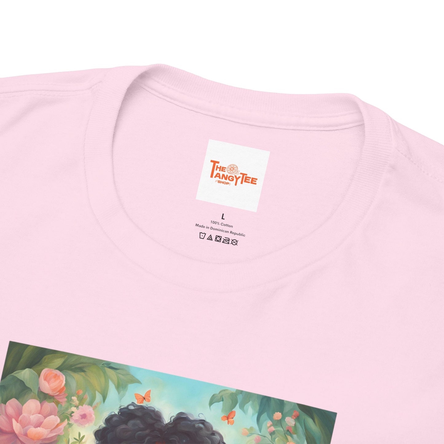 Graphic Tee Love the Planet Little Black Girl Holding Globe