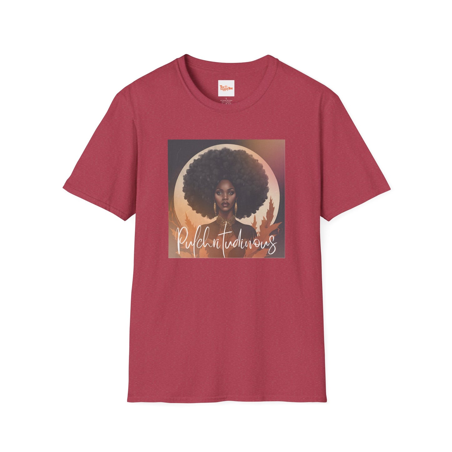 Fall Leaves Afro Woman T-Shirt