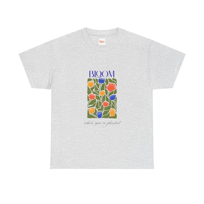 Floral Tee - Bloom Where You're Planted