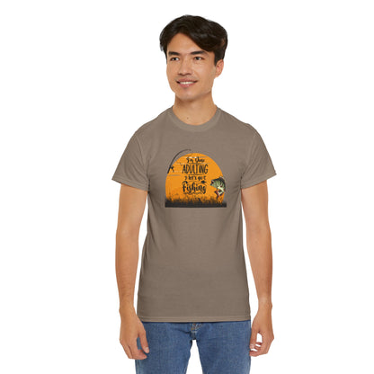 Fishing Tee - I'm Done Adulting, Let's Go Fishing