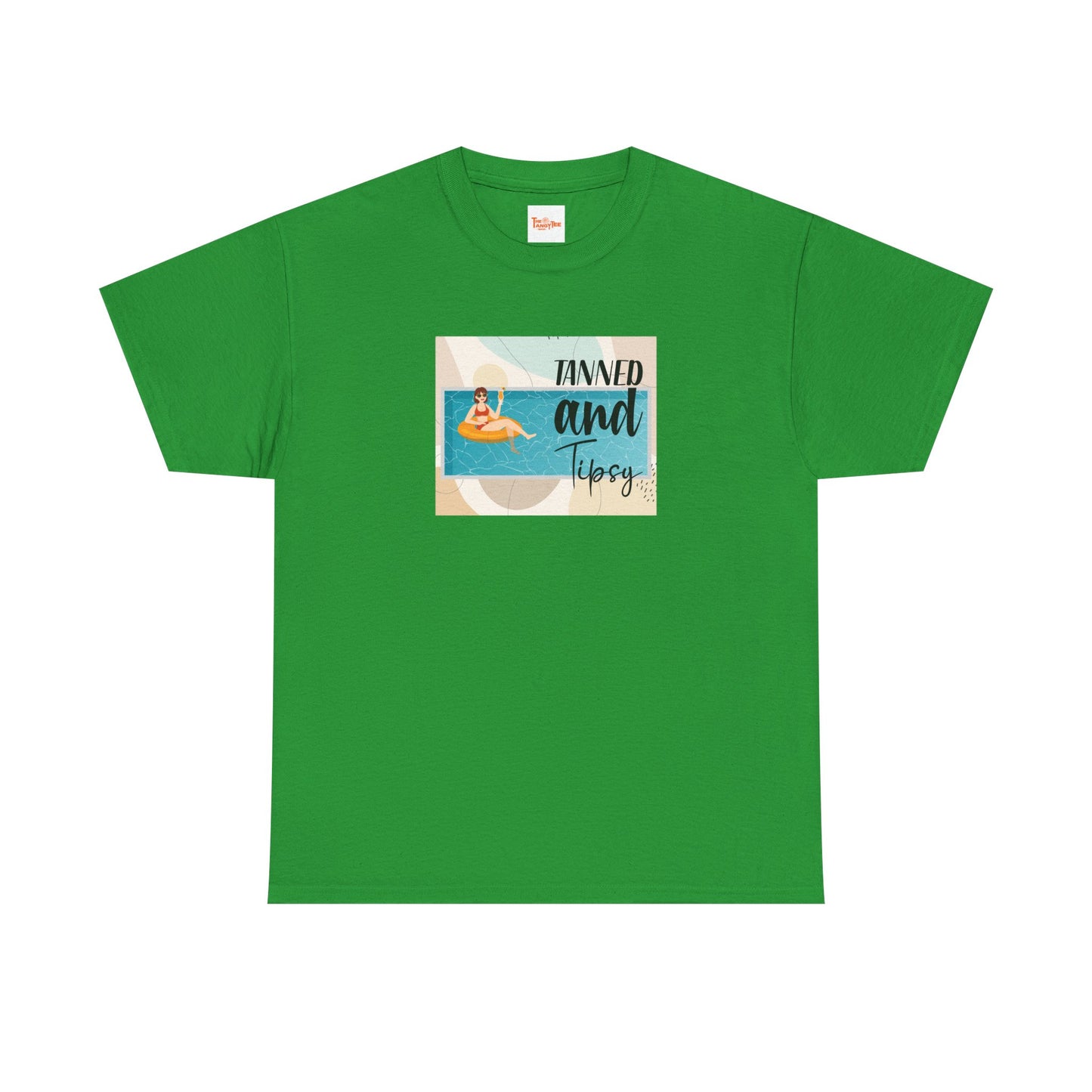 Tanned and Tipsy Pool Float Tee