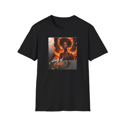 Fire Element Unisex T-Shirt - Lady of Fire Graphic