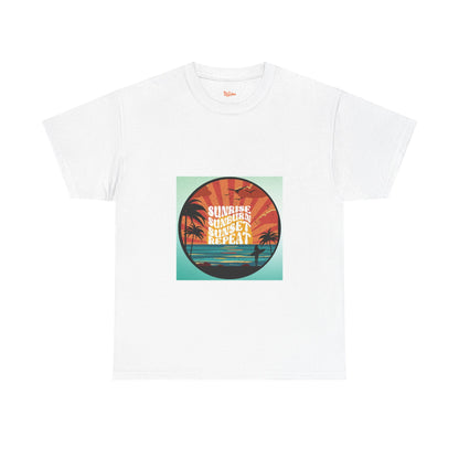 Sunrise Sunburn Sunset Repeat Unisex Tee