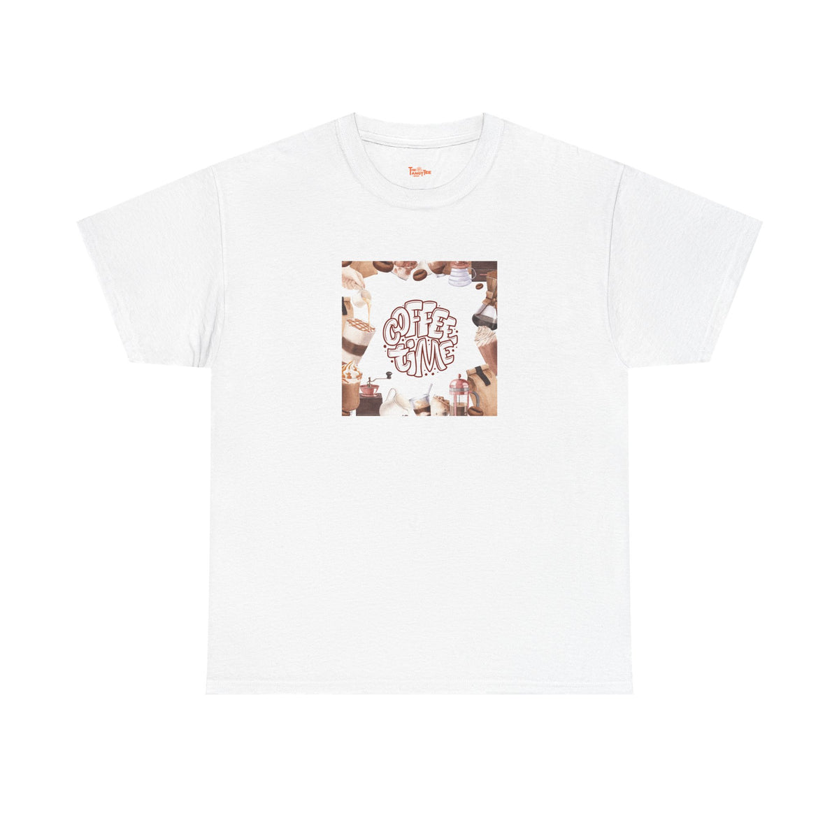Coffee Time T-Shirt — Graphic Coffee Cups Tee