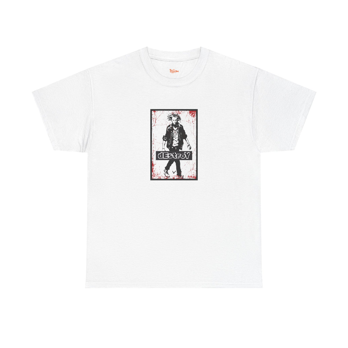 Punk Rock 'Destroy' Tee — Graphic Band-Style T-Shirt