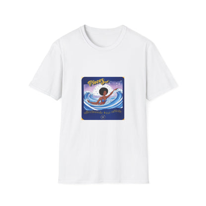 Pisces Woman Ocean Graphic T-Shirt