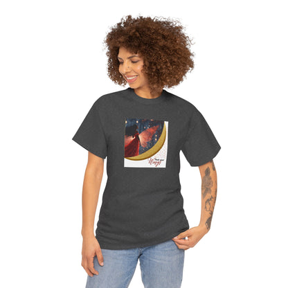 Find Your Wings T-Shirt — Black Woman Night Forest Graphic Tee with Glitter Wings
