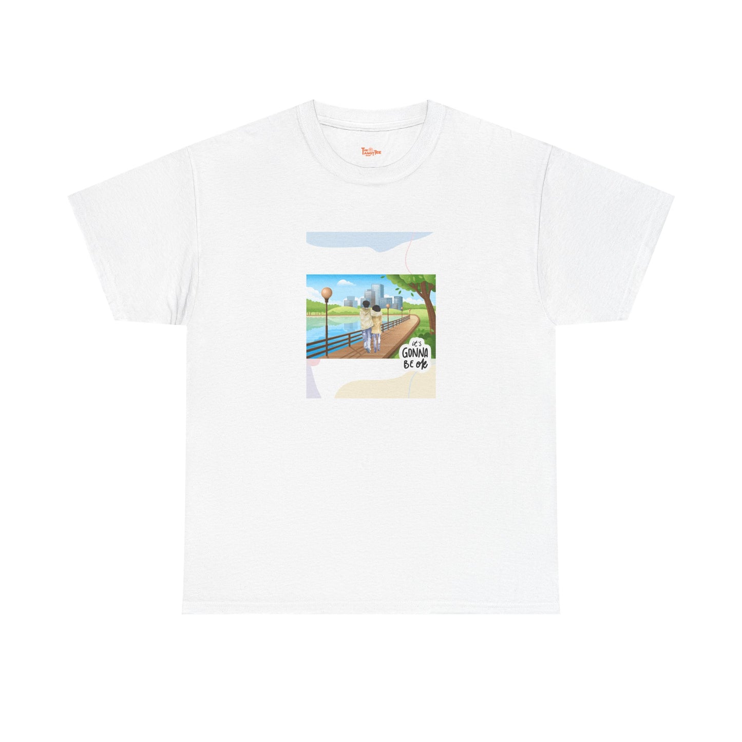 Graphic Tee It's Gonna Be OK Couple Walking Park
