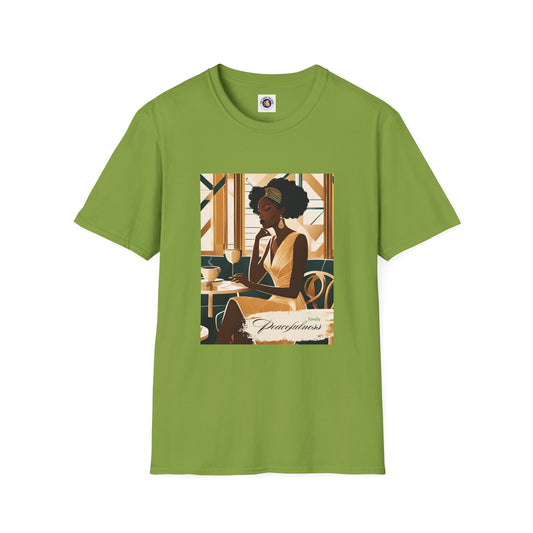 Art Deco Woman Lovely Peacefulness Graphic T-Shirt